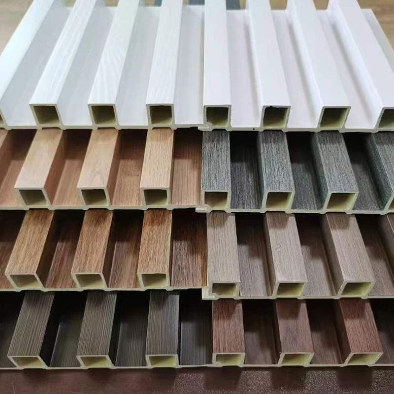 Wooden Grain WPC Wall Fluted Panel